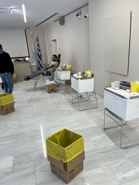 Με επιτυχία διεξήχθη η 12η αιμοδοσία του Δήμου Μάνδρας – Ειδυλλίας σε συνεργασία με το Θριάσιο Νοσοκομείο