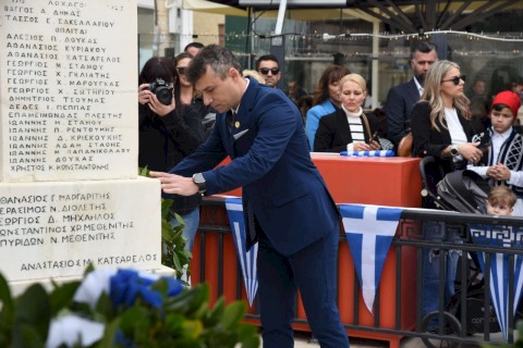Ο Δήμος Μάνδρας - Ειδυλλίας τίμησε την επέτειο της Επανάστασης του 1821
