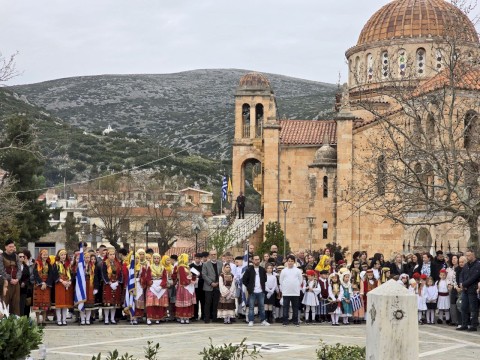 Ο Δήμος Μάνδρας - Ειδυλλίας τίμησε την επέτειο της Επανάστασης του 1821