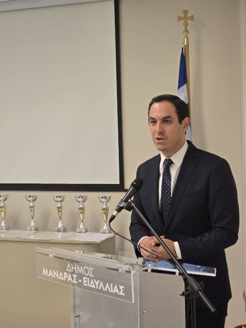 Στον Δήμο Μάνδρας - Ειδυλλίας πραγματοποιήθηκαν Βραβεύσεις Μαθητών/τριών της Δυτικής Αττικής με Πανελλήνιες και Παγκόσμιες Διακρίσεις στον Αθλητισμό, από την Δευτεροβάθμια Εκπαίδευση Δυτικής Αττικής