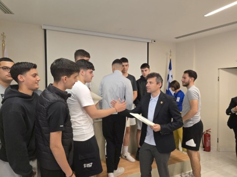 Στον Δήμο Μάνδρας - Ειδυλλίας πραγματοποιήθηκαν Βραβεύσεις Μαθητών/τριών της Δυτικής Αττικής με Πανελλήνιες και Παγκόσμιες Διακρίσεις στον Αθλητισμό, από την Δευτεροβάθμια Εκπαίδευση Δυτικής Αττικής