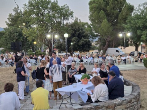 Συνεχίζουμε με έργα!  Εγκαινιάστηκε το νέο δημοτικό αναψυκτήριο στην Οινόη – Ένας χώρος ζωής και συνάντησης για όλους