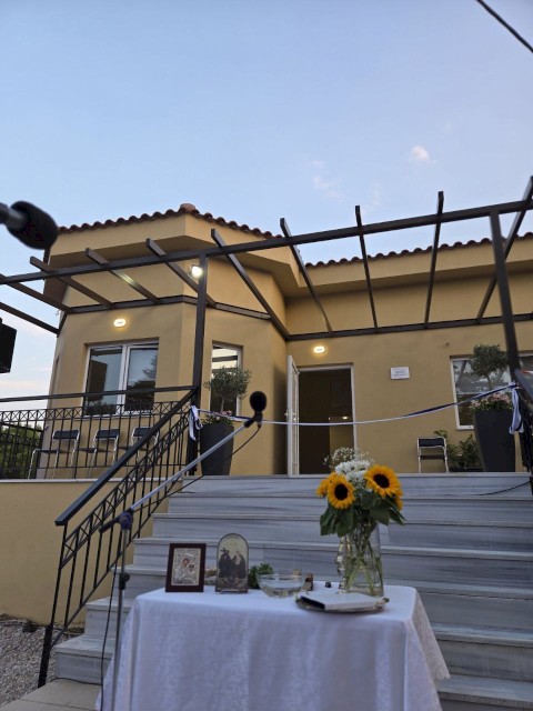 Συνεχίζουμε με έργα!  Εγκαινιάστηκε το νέο δημοτικό αναψυκτήριο στην Οινόη – Ένας χώρος ζωής και συνάντησης για όλους