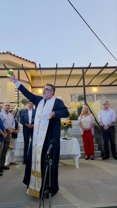 Συνεχίζουμε με έργα!  Εγκαινιάστηκε το νέο δημοτικό αναψυκτήριο στην Οινόη – Ένας χώρος ζωής και συνάντησης για όλους