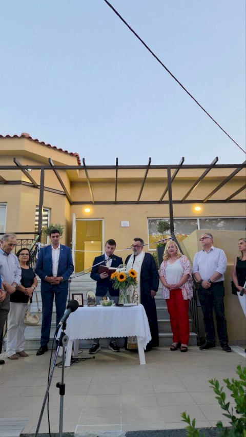 Συνεχίζουμε με έργα!  Εγκαινιάστηκε το νέο δημοτικό αναψυκτήριο στην Οινόη – Ένας χώρος ζωής και συνάντησης για όλους