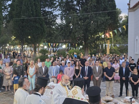 Με σεβασμό και ιερή κατάνυξη εορτάστηκε η Μεταμόρφωση του Σωτήρος – ως Πολιούχος των Βιλίων και Προστάτης της περιοχής της Αγίας Σωτήρας Μάνδρας