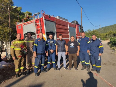 Άμεση κινητοποίηση Δήμου και Πυροσβεστικής – Υπό έλεγχο η νυχτερινή πυρκαγιά στην Οινόη παρά τους θυελλώδεις ανέμους.