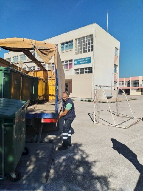 400 νέοι κάδοι ενισχύουν το δίκτυο καθαριότητας του Δήμου Μάνδρας–Ειδυλλίας