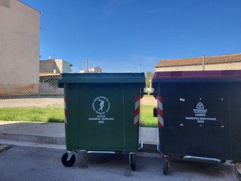 400 νέοι κάδοι ενισχύουν το δίκτυο καθαριότητας του Δήμου Μάνδρας–Ειδυλλίας