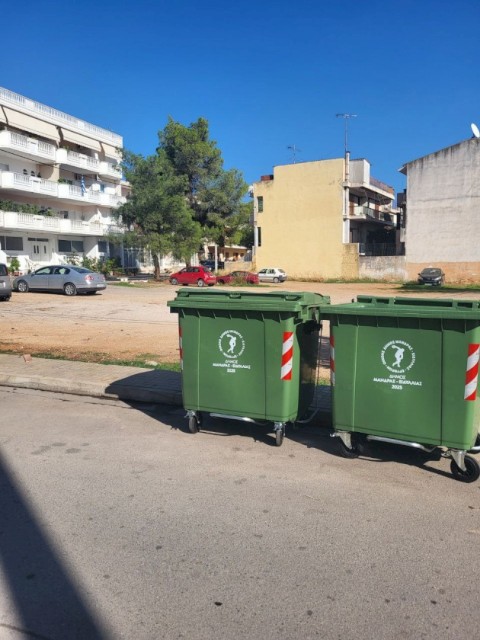 400 νέοι κάδοι ενισχύουν το δίκτυο καθαριότητας του Δήμου Μάνδρας–Ειδυλλίας
