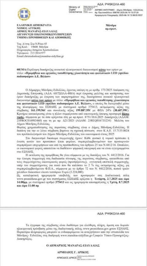 Από την εγκατάλειψη στην αναγέννηση: Το γήπεδο Βιλίων εισέρχεται σε μια νέα εποχή - Έργο ουσίας ύψους 200.000 ευρώ, επί δημαρχίας Αρμόδιου Γ. Δρίκου, αποκαθιστά μια ξεχασμένη αθλητική υποδομή και επαναφέρει την ασφάλεια και την αξιοπρέπεια στον δημόσιο χώ