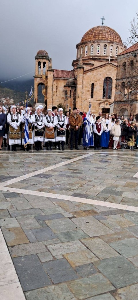 Ο Δήμος Μάνδρας–Ειδυλλίας τίμησε με λαμπρότητα τη διπλή Επέτειο της 25ης Μαρτίου 1821