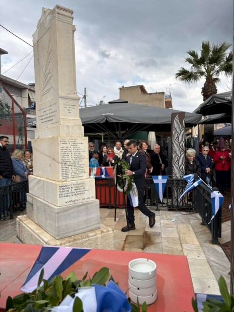 Ο Δήμος Μάνδρας–Ειδυλλίας τίμησε με λαμπρότητα τη διπλή Επέτειο της 25ης Μαρτίου 1821