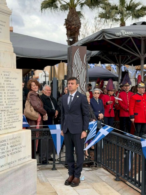 Ο Δήμος Μάνδρας–Ειδυλλίας τίμησε με λαμπρότητα τη διπλή Επέτειο της 25ης Μαρτίου 1821