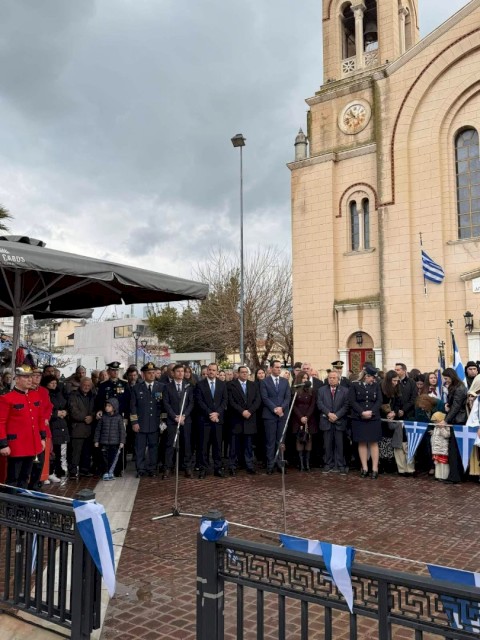 Ο Δήμος Μάνδρας–Ειδυλλίας τίμησε με λαμπρότητα τη διπλή Επέτειο της 25ης Μαρτίου 1821
