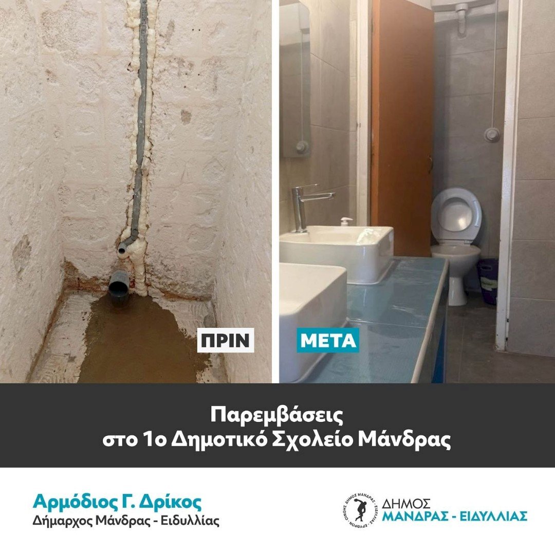 &Omicron;&lambda;&omicron;&kappa;&lambda;&eta;&rho;&omega;&mu;έ&nu;&epsilon;&sigmaf; &pi;&alpha;&rho;&epsilon;&mu;&beta;ά&sigma;&epsilon;&iota;&sigmaf; &sigma;&tau;&omicron; 1&omicron; &Delta;&eta;&mu;&omicron;&tau;&iota;&kappa;ό &Sigma;&chi;&omicron;&lambda;&epsilon;ί&omicron; &Mu;ά&nu;&delta;&rho;&alpha;&sigmaf; &mu;&epsilon;&tau;ά &alpha;&pi;&omicron; 40 &chi;&rho;ό&nu;&iota;&alpha; &alpha;&nu;&alpha;&mu;&omicron;&nu;ή&sigmaf;