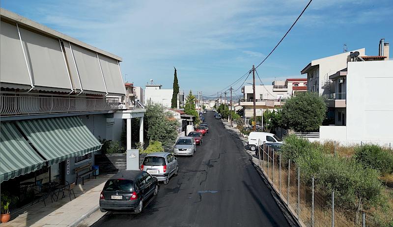 Εκτεταμένες ασφαλτοστρώσεις στη Συνοικία Παπακώστα