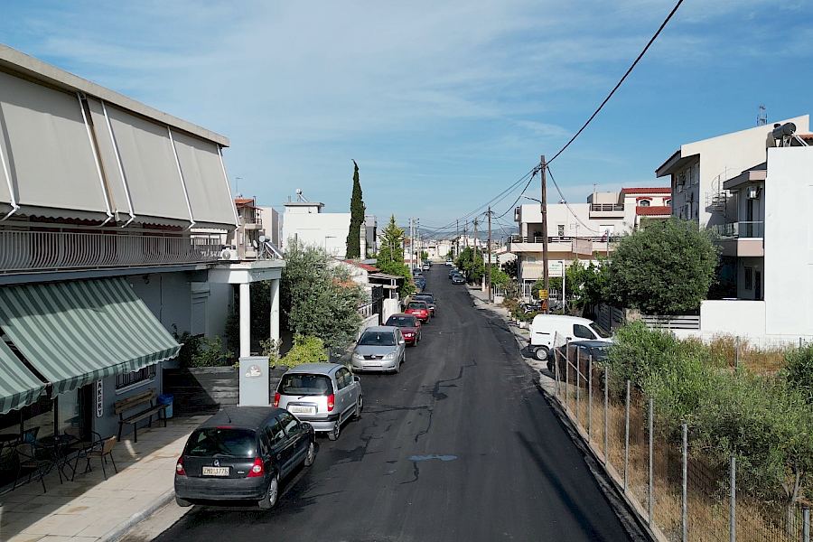 Εκτεταμένες ασφαλτοστρώσεις στη Συνοικία Παπακώστα