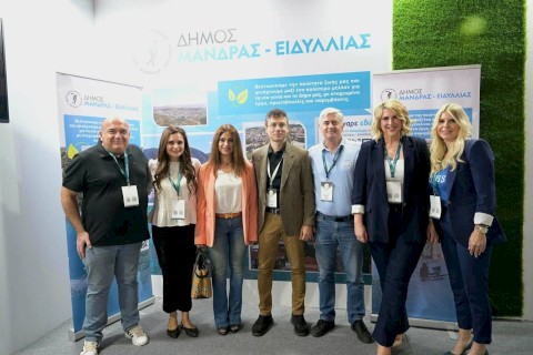 Ο Δήμος Μάνδρας-Ειδυλλίας πρωταγωνιστής στην πράσινη μετάβαση και την κοινωνική καινοτομία - Ηχηρή παρουσία του Δημάρχου Αρμοδίου Γ. Δρίκου στην Attica Green Expo 2026