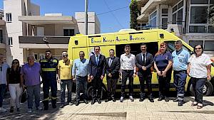 Μόνιμη επιχειρησιακή βάση του ΕΚΑΒ στη Μάνδρα