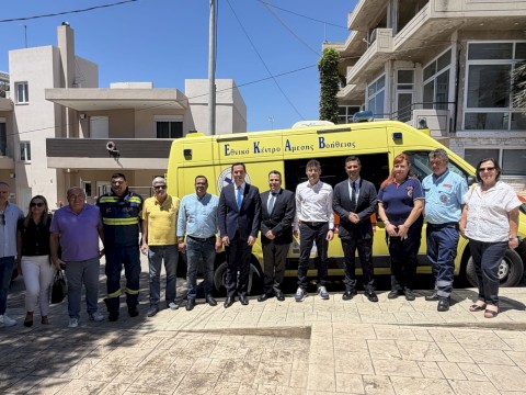 Μόνιμη επιχειρησιακή βάση του ΕΚΑΒ στη Μάνδρα