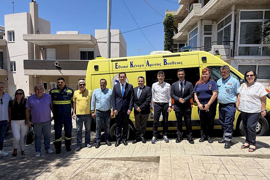 Μόνιμη επιχειρησιακή βάση του ΕΚΑΒ στη Μάνδρα