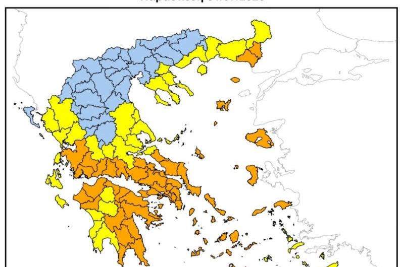Παρατείνεται η αυξημένη επιφυλακή στον Δήμο Μάνδρας–Ειδυλλίας – Στην Κατηγορία 4 και την Παρασκευή 31 Ιουλίου