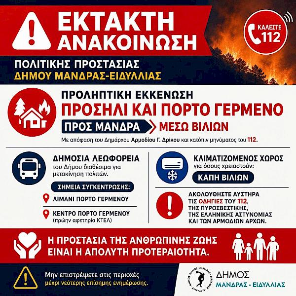 &Epsilon;&Kappa;&Tau;&Alpha;&Kappa;&Tau;&Eta; &Alpha;&Nu;&Alpha;&Kappa;&Omicron;&Iota;&Nu;&Omega;&Sigma;&Eta; &Pi;&Omicron;&Lambda;&Iota;&Tau;&Iota;&Kappa;&Eta;&Sigma; &Pi;&Rho;&Omicron;&Sigma;&Tau;&Alpha;&Sigma;&Iota;&Alpha;&Sigma; &Delta;&Eta;&Mu;&Omicron;&Upsilon; &Mu;&Alpha;&Nu;&Delta;&Rho;&Alpha;&Sigma;-&Epsilon;&Iota;&Delta;&Upsilon;&Lambda;&Lambda;&Iota;&Alpha;&Sigma; - &Mu;&epsilon; &epsilon;&nu;&tau;&omicron;&lambda;ή &tau;&omicron;&upsilon; &Delta;&eta;&mu;ά&rho;&chi;&omicron;&upsilon; &Alpha;&rho;&mu;&omicron;&delta;ί&omicron;&upsilon; &Gamma;. &Delta;&rho;ί&kappa;&omicron;&upsilon; &pi;&rho;&omicron;&lambda;&eta;&pi;&tau;&iota;&kappa;ή &epsilon;&kappa;&kappa;έ&nu;&omega;&sigma;&eta; &sigma;&epsilon; &Pi;&rho;&omicron;&sigma;ή&lambda;&iota; &kappa;&alpha;&iota; &Pi;ό&rho;&tau;&omicron; &Gamma;&epsilon;&rho;&mu;&epsilon;&nu;ό